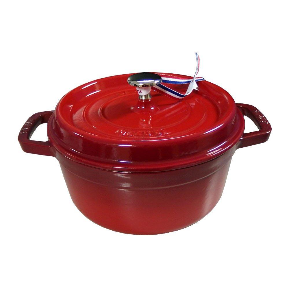 

Staub Cocotte Круглая 22см Вишня 1102206 (40509-825-0) [Элемент]