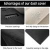 YOJOJOCO Dash Cover For Honda Pilot 2026 2025 2024  (Without HUD) Accessories Flannel Dashboard Cover Dash Mat Center Console Cover Sunshield