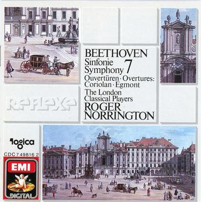 CD LUDWIG VAN BEETHOVEN, ROGER NORRING - Sinfonie 7 = Symphony 7; Ouvert?ren CDC7498162 EMI Digital 1989 Europe Classical Used