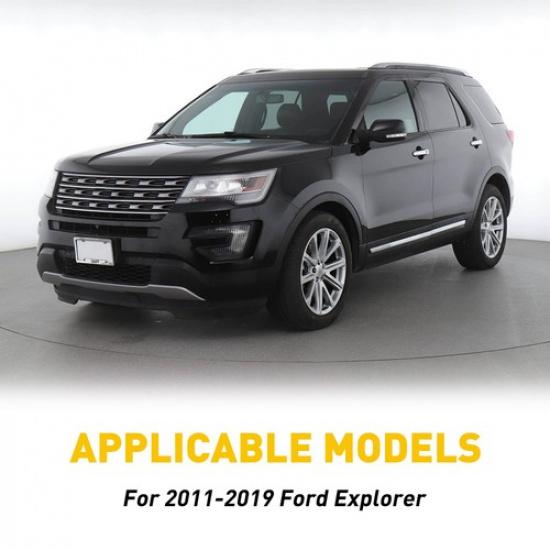 Fit Black 2011- Ford Pillar Explorer Door Panel Cover Posts 6X Trim