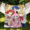 Anime B-bocchi The Rock Blanket Suitable For Sofas Beds Offices Cars Outdoor Travel An Ideal Gift For Friends Family