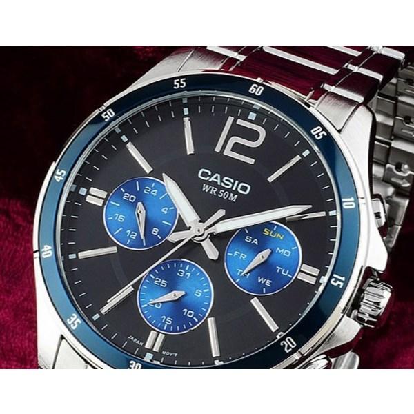 Casio Herren-Metalluhr MTP-1374D