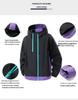 Men's 2025 Autumn Color Block Windbreaker Jacket – Sporty Outdoor Wear, Convertible Design
