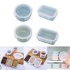Airtight Lunch Box Food Container Clip Lock Seal Storage Box Clear Mini