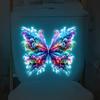 Luminous Colorful Butterfly Wall Sticker, Glow-In-The-Dark Toilet Sticker, Self-Adhesive And Waterproof, A Great Home Decor