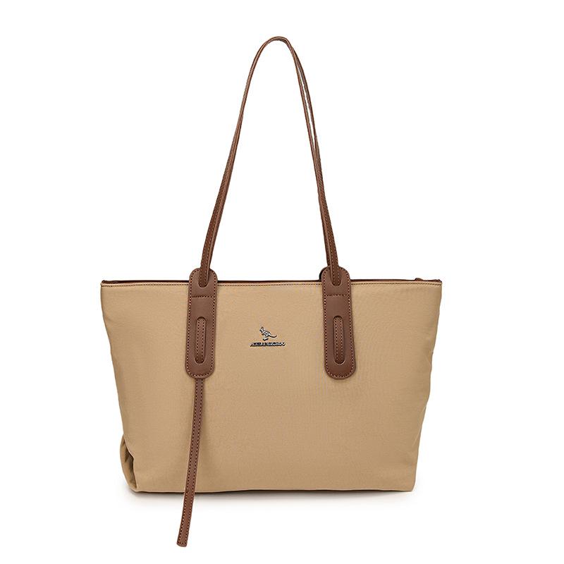 Jesienna Damska Torba Tote Dużej Pojemności - Jednolity Kolor, Wszechstronna, Modna Styl Na Ramię i Pod Ramię