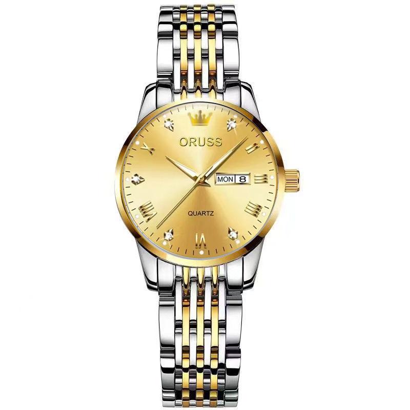 Horloge Horloge Zakelijk Eenvoudige Wijzerplaat Lichtgevend Dameshorloge Horloge Tide Waterdicht Kalenderhorloge