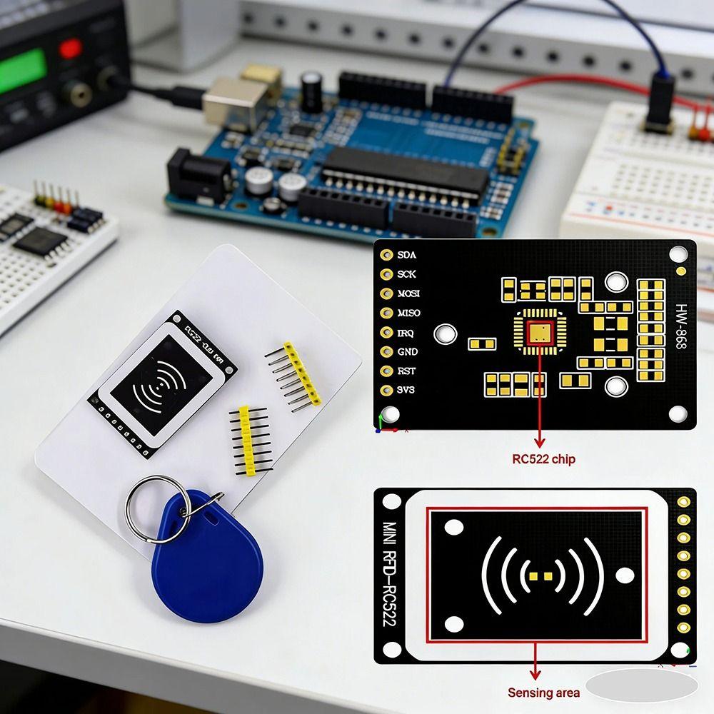 SPI Interface RFID Module 3.3V RC522 MINI Module RFID Tag Writer Access Control Systems