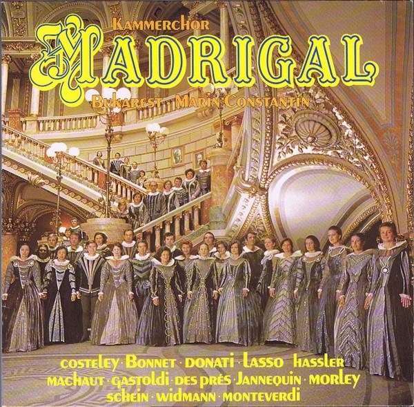 LP Record VARIOUS Kammerchor Madrigal Bukarest 384602 Delta 1979 Germany Classical Used