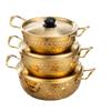 Milin Hammered Stainless Steel Soup Pot