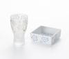 ADERIA Premium Sakura Koboshi Sake 100ml In Gift Made In Mino Cherry Circle Sake Box, Japan, 6805. (Sake, Glass, Shochu, Ceramic, Ware, Tableware,