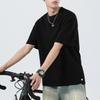 Men Solid Texture Crew Neck T Shirt Short Sleeve Loose Casual Minimal Daily Street Summer Basic Plain Top