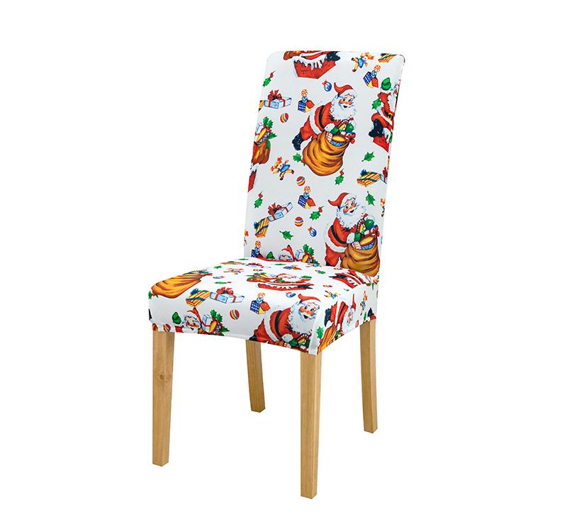 Christmas Chair Cover Seat Protector Cheap Chair Covers For Holiday Party Dining Room Kitchen Hotel Living Room Chair Cover 1 PC