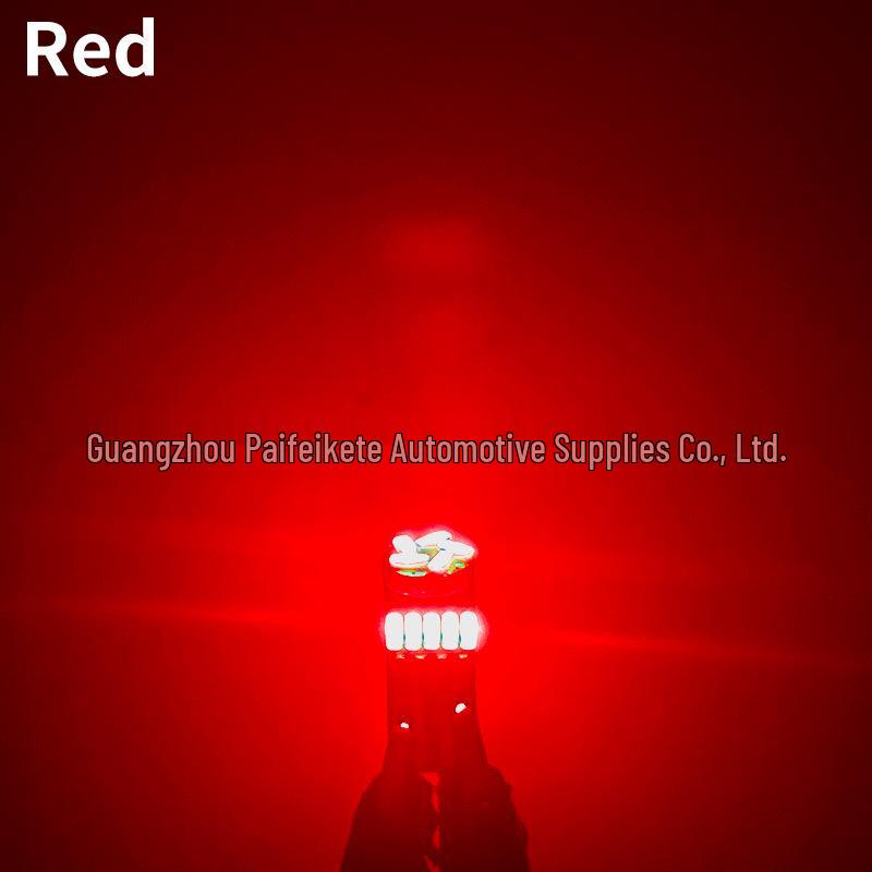 12V T10 W5W 194 LED Car Interior Reading Signal Light, 6000K 4014 15SMD 501K