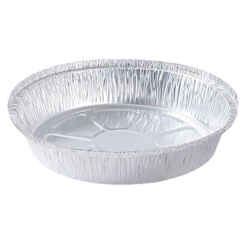 10Pcs 6/7/8/9 Inch Round Tin Foil Pie Dish Tin Cake Tray Baking Pans Bake Cases