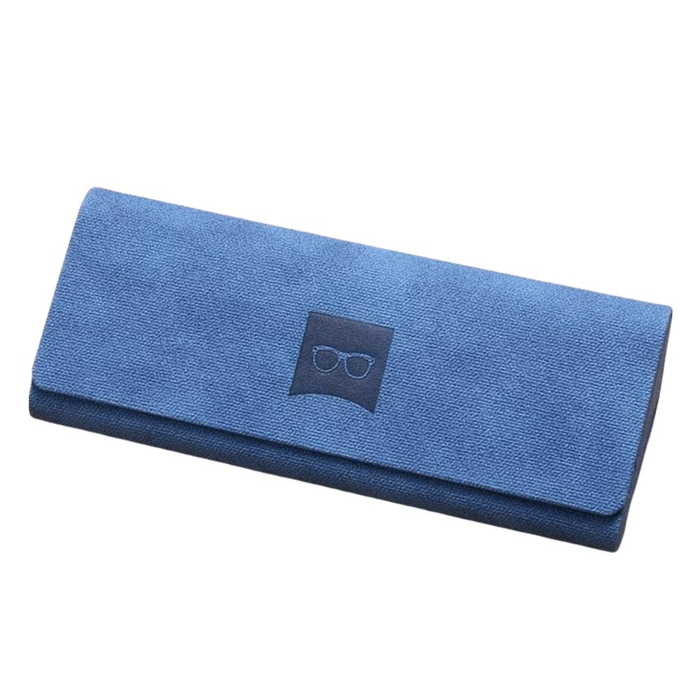 

Creative Anti-Pressure Glasses Case Portable Simple Hard Shell Spectacle Case Retro Lightweight Glasses Box Men Women синій