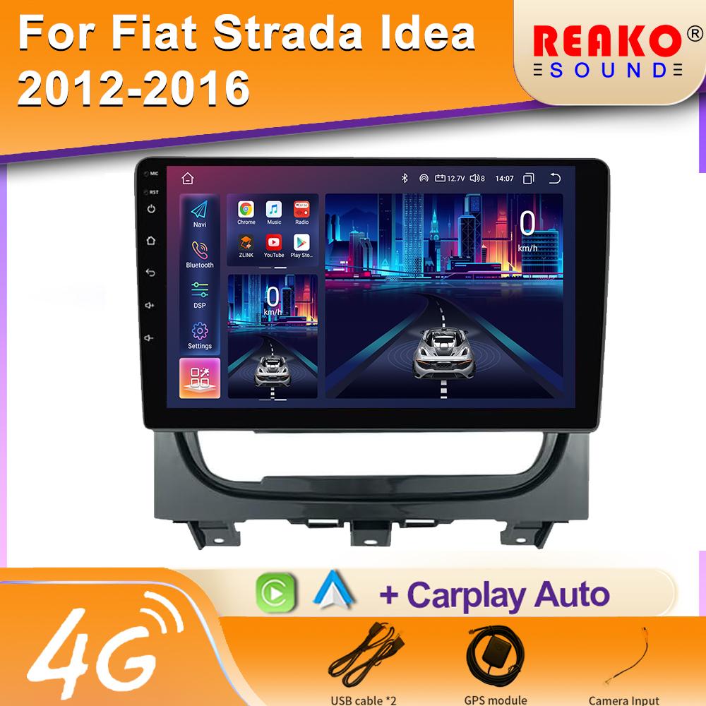 for Fiat Strada Cdea 2012-2016 Navigation Radio Car Multimedia Video Player Autoradio Head Unit 2 Din Android Car Stereo Gps