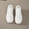 Little White Shoes Women's 2025 New Spring, Autumn and Winter Flat Bottom Versatile Casual Skirt White Board Shoes Sports Explosive Thick Bottom