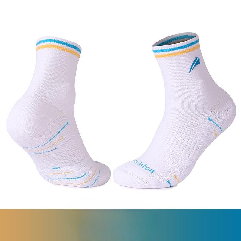 Men's Professional Running Badminton Sports Deodorizing Antibacterial Boneless Quick Dry Non Slip Socks