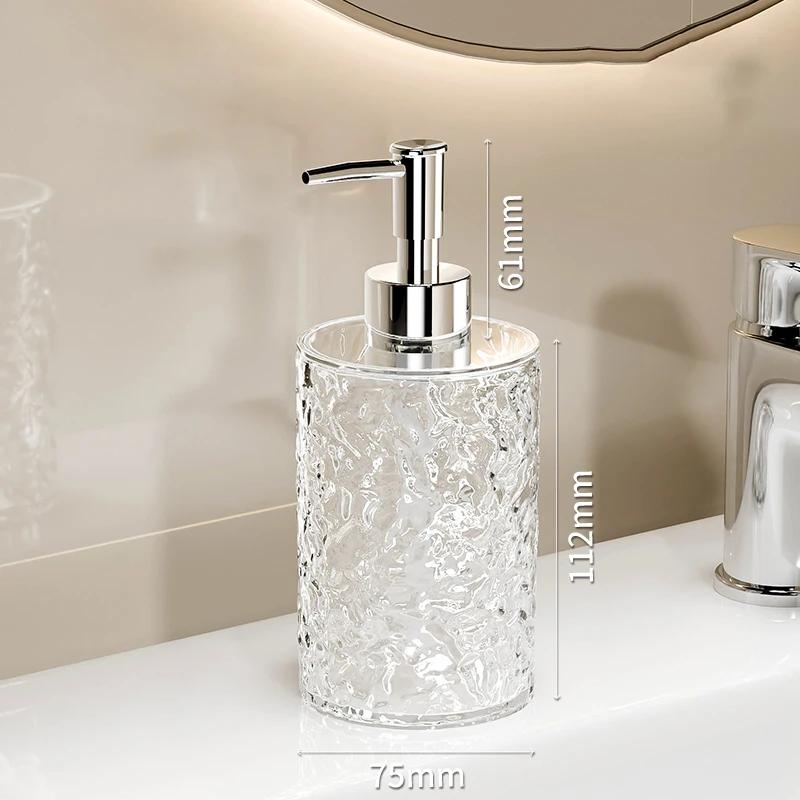 Glacier Texture Soap Bottle Creative Home Decor Shower Gel Bottles Shampoo Dispenser Bottle Kitchen Bathroom Accessories