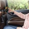 2-in-1 Multifunktionaler Auto-Kopfstützen-Handyhalter Versteckter Rücksitz-Arretierungstyp Handyhaken für Fahrzeug