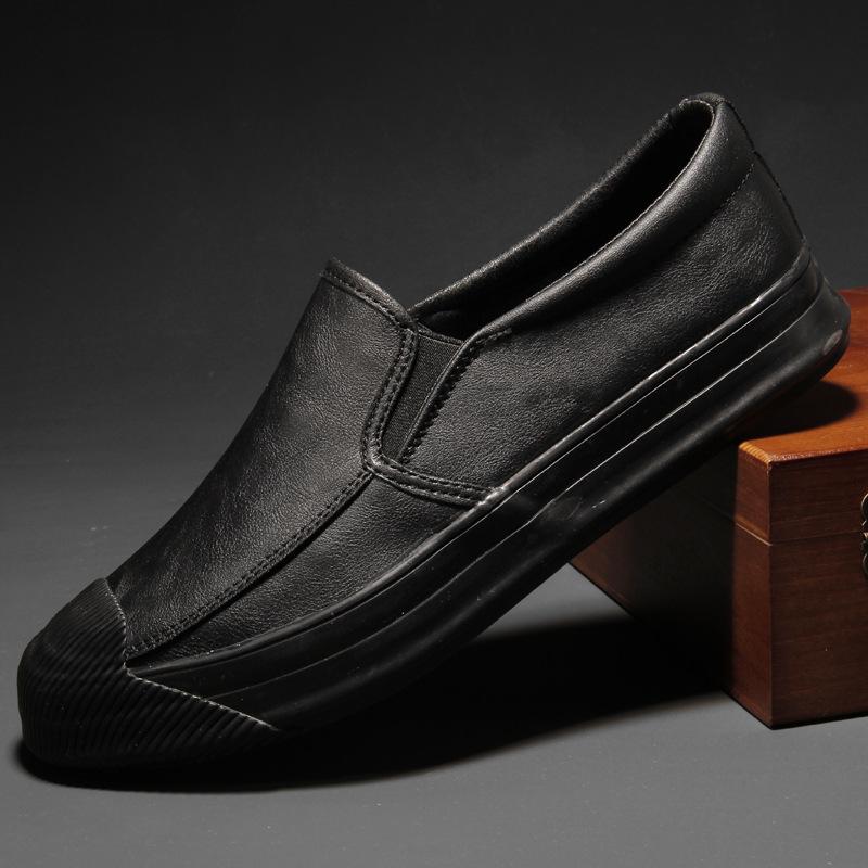 Men Leather Shoes Men Formal Shoe Ultra-Light Non Slip Comfort Wear-resistant Non Lace Up Male Casual Shoes Zapatos Para Hombres