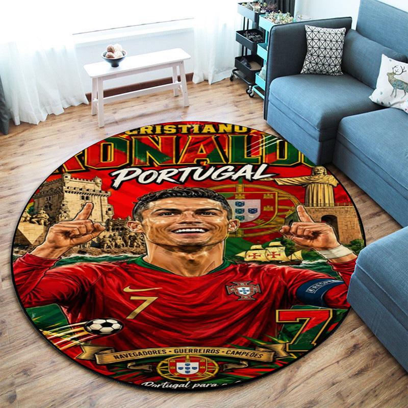 Cristiano Ronaldo Portugal Legend Carpet Printing Home Decor Dormitory Decoration Room Bathroom Mat