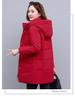 Women's Mid-Length 2025 Winter White Duck Down Jacket - High-end Korean Style, Slimming, Thickened Coat