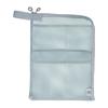A4 Mesh Marks Sesame Multi-purpose Pouch, Size, Collection, MSH-PO16-GY