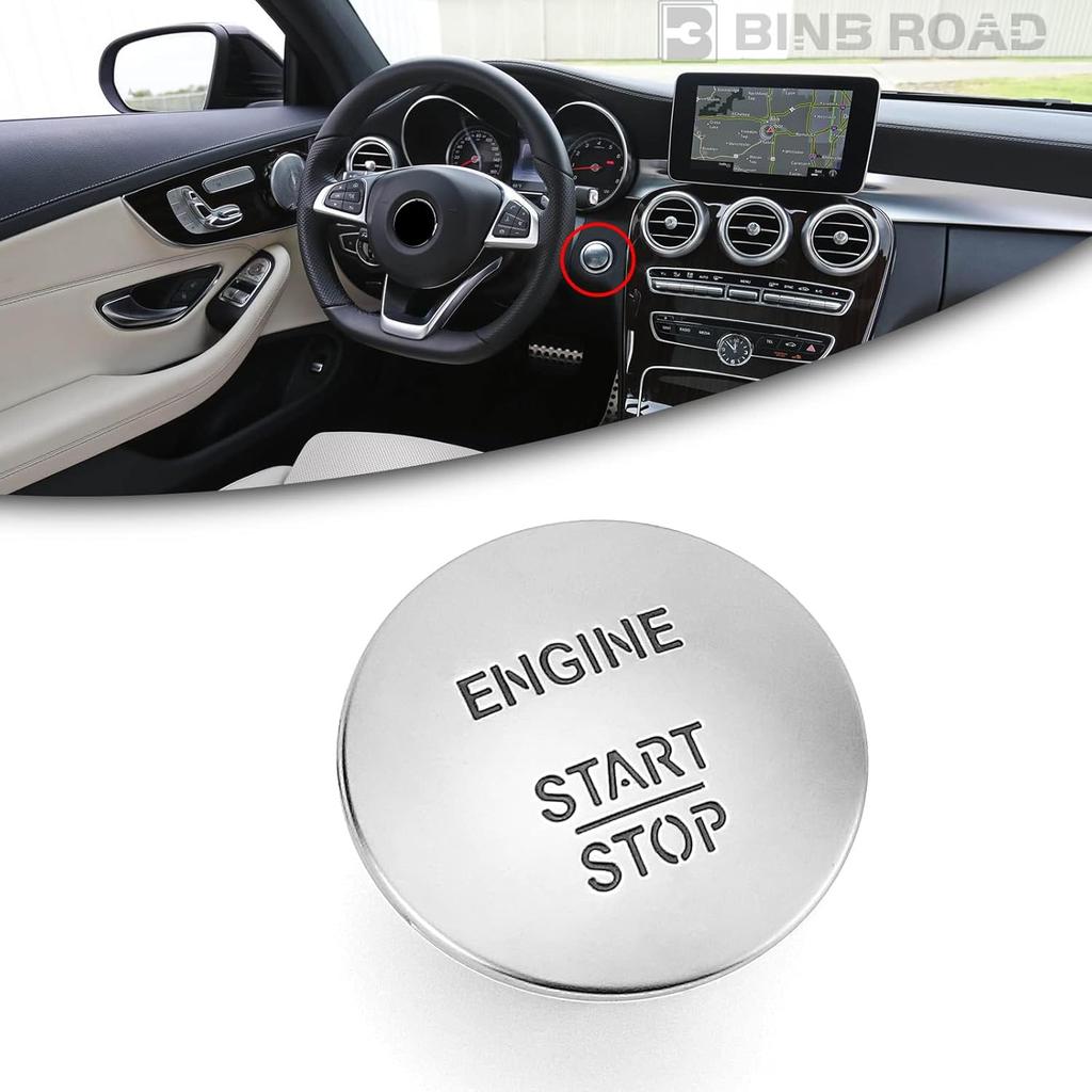 Push Start Button 2215450714 Compatible with Mercedes Benz C300 CLA250 E350 GLA350 GLC300 ML350 S500 SL550 SLK250