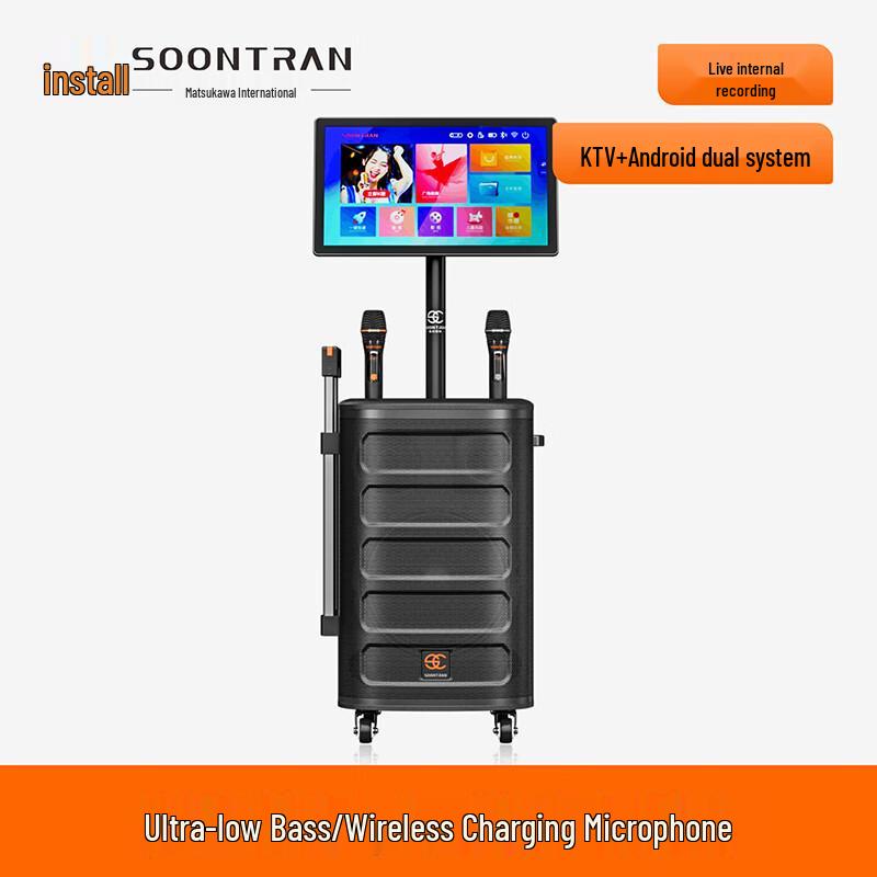 Songchuan Portable Karaoke & PA Speaker with Trolley