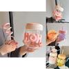 Durable And Trendy Transparent Water Bottle, Ideal For Office, Bar, Restaurant, And More!