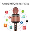 Professional Wireless Bluetooth Karaoke Microphone Colorful Lighting Singing Recorder Music Player For Ktv Birthday Party