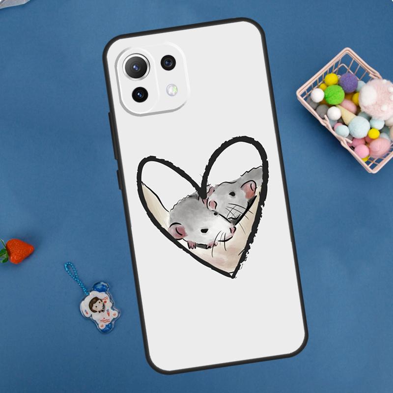 Mouse Rat Case For POCO F5 X3 X5 Pro X4 F4 GT C40 M5s F3 Cover For Xiaomi 13 12 Lite 12T 11T Pro 12X