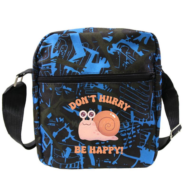 New student fashion shoulder bag personalized printing children's portable multifunctional messenger bag