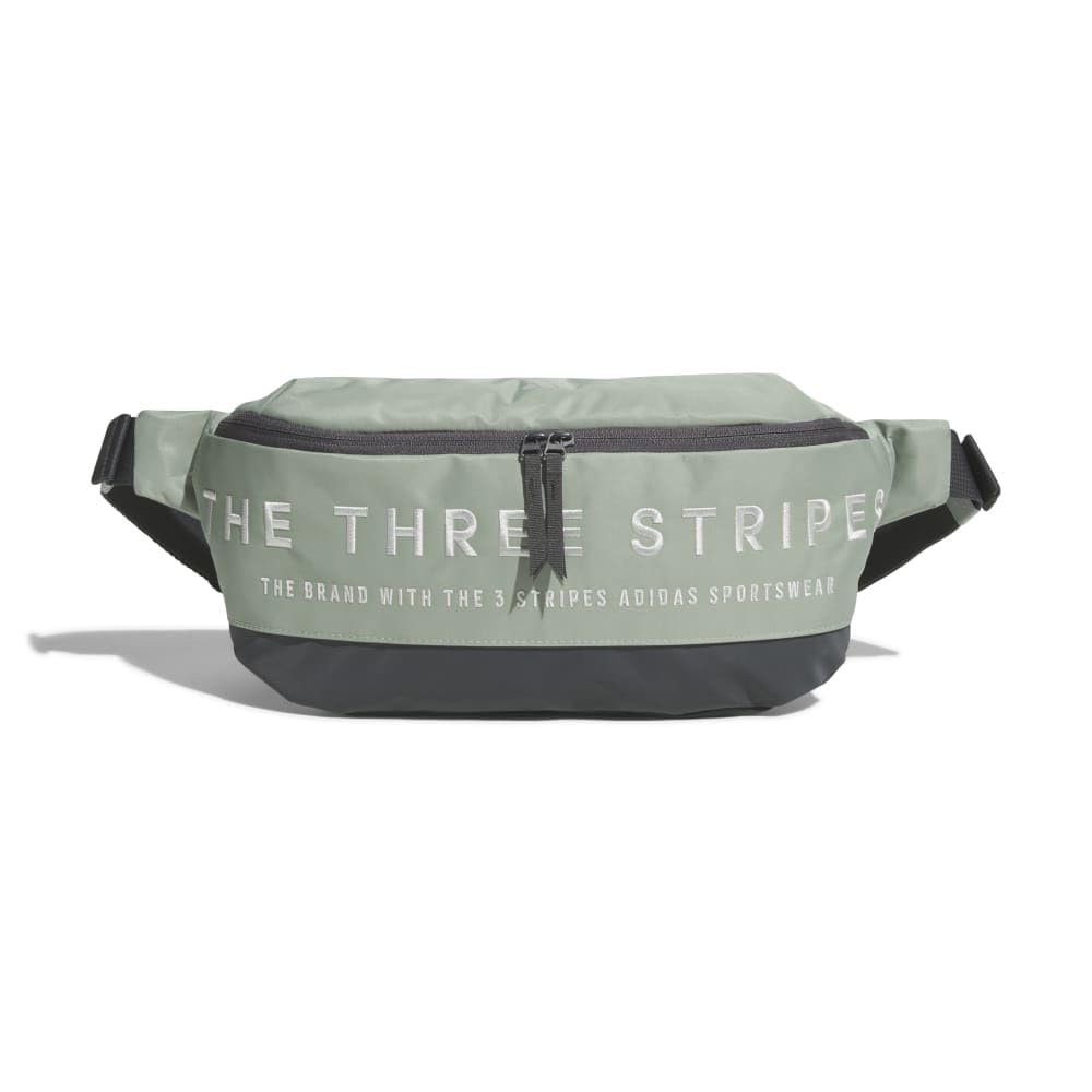 

Поясная сумка с надписью Adidas KCE41 Серебристо-зеленая (JL5138)
