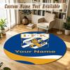 Round Rug Custom Nameifk Göteborg Pattern Non Slip Carpet Home Floor Decor
