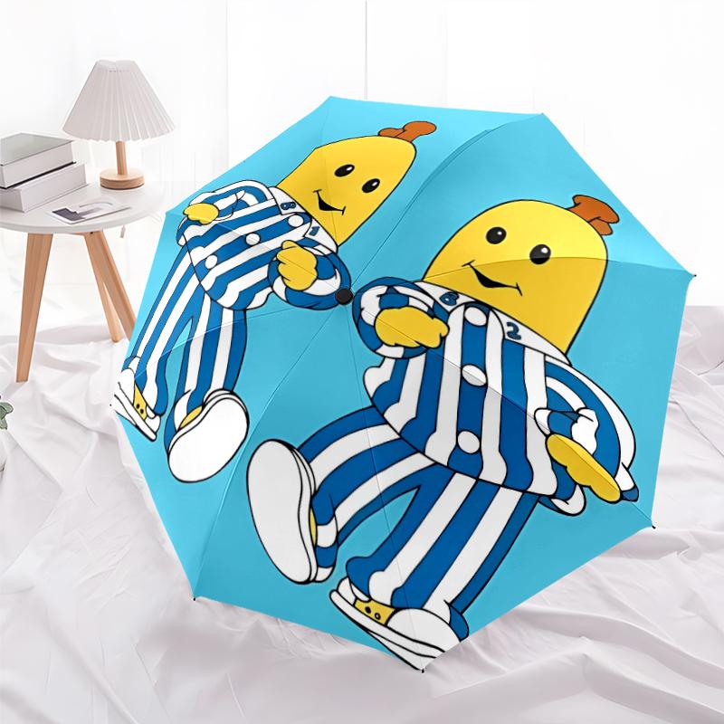 1pc Banana Umbrella, Sun Protection, And UV Shielding. It Has Eight Sturdy Ribs for Outdoor Use And Perfect Gift