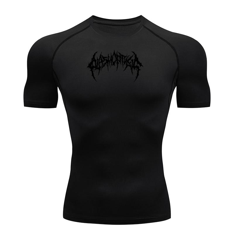 

Men Running Compression T-shirt Long Sleeves Sport Tees Gym Fitness Sweatshirt Male Jogging Tracksuit Homme Athletic Shirt Tops S чёрный
