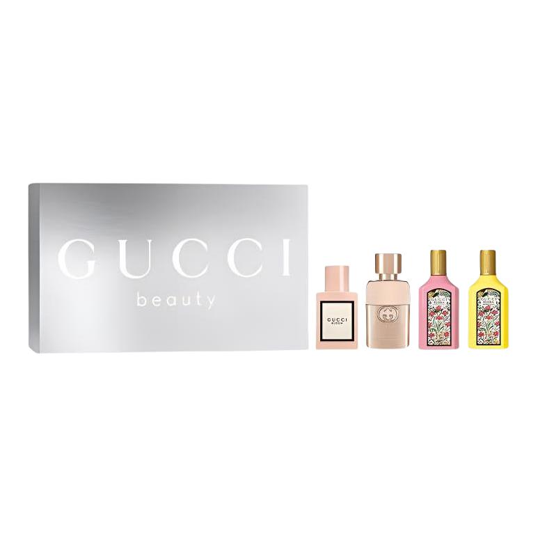 Gucci Мини-набор парфюмерных пробников Четырехпредметный набор Gorgeous Orchi/Gorgeous Gardenia/Guilty /Bloom 5 мл*4 5ml*4