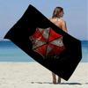 Resident Umbrella Beach Towel Microfiber Beach Towel Super Soft & Absorbent for Bath, Beach, Travel  Bath Time Accessory, Fan gifts