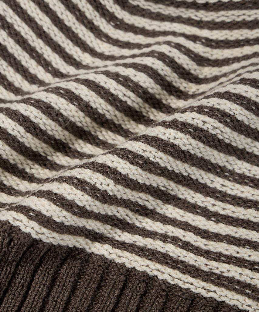 AMFEAST Traveler Stripe Beanie Brown And Cream