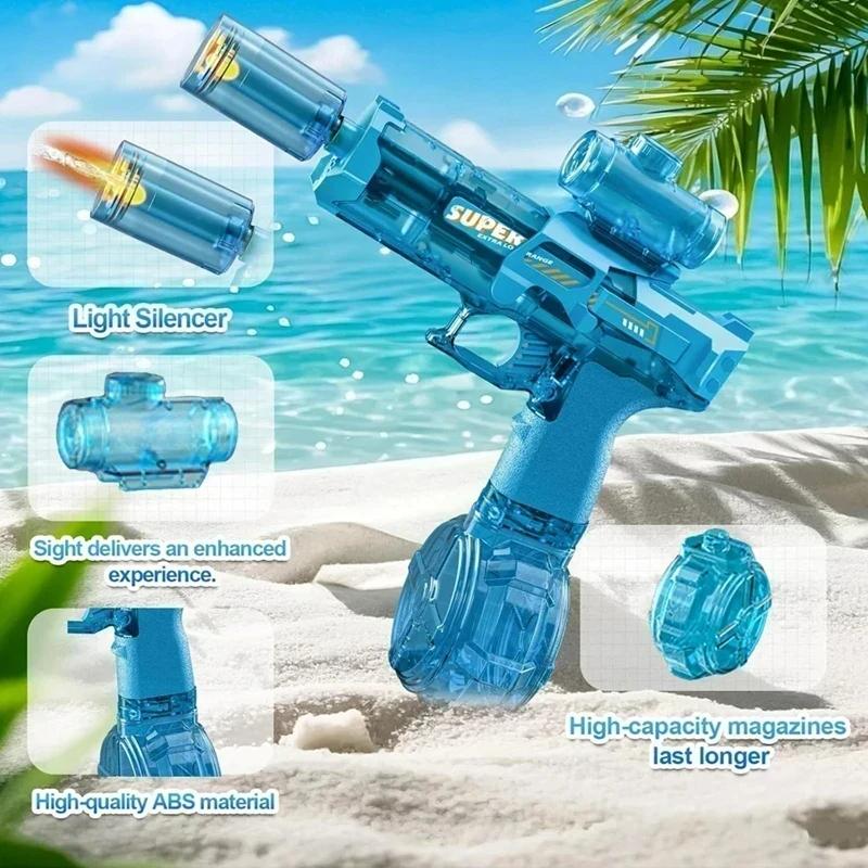 Simulation Fire Fighting Children'S Electric Water Gun Large Capacity Automatic Continuous Water Gun Water Spray Toys For Kids