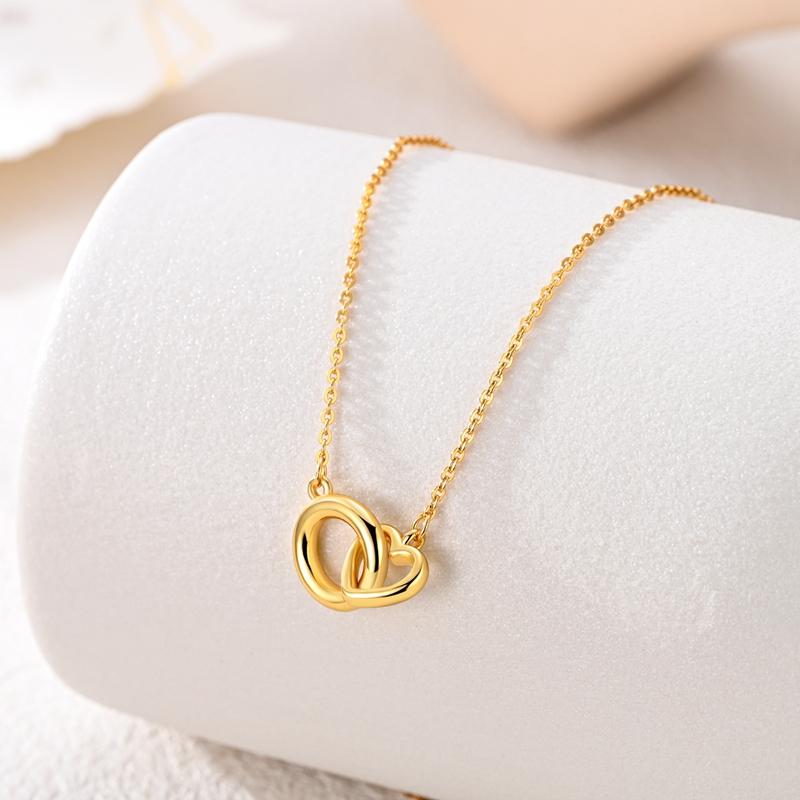Necklace Piece Sliver Gold Simple Timeless Water Drop Star Heart Butterfly Necklace For Woman Wedding High-Grade Jewely Gifts
