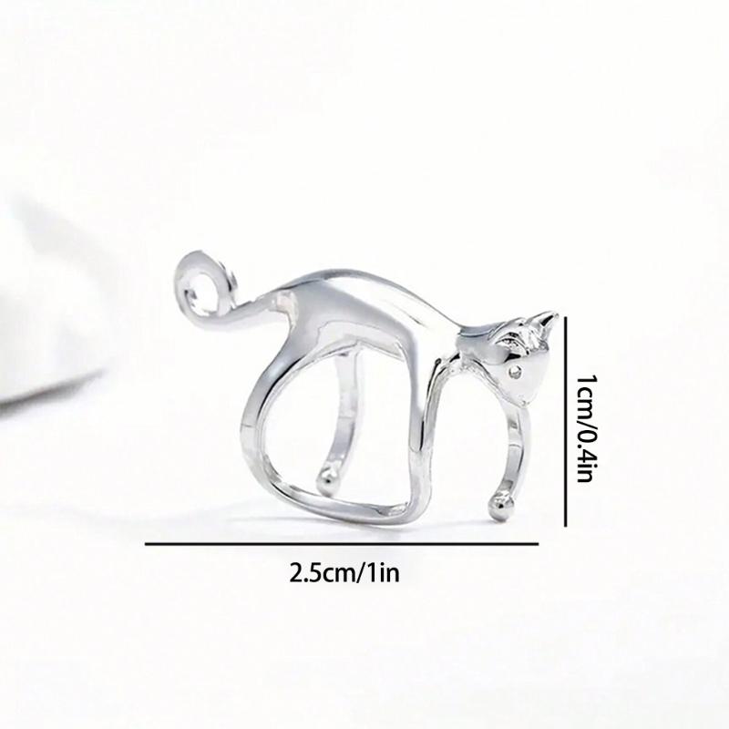 Elegant Cuff Earrings Chic Ear Jewelry Ear Clip Cat Earrings Ear Bone Clip Earrings Ear Cuff for Various Occasion