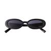 Vintage Leopard Small Oval Sunglasses Women Men Designer Retro Narrow Frame Rectangle Sunglasses UV Lentes  Mujer S20871G
