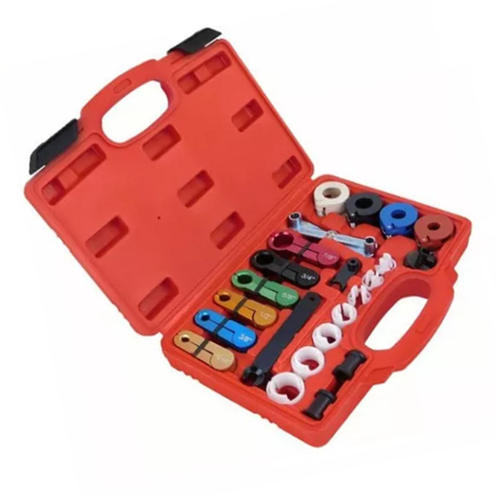 

Набор из 22 шт. Инструмент для быстрого отсоединения Универсальный алюминиевый сплав Комплект инструментов для отсоединения линий переменного тока для транспортных средств
