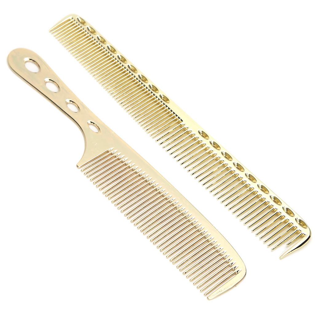 Przenośne Aluminiowe Grzebienie do Włosów Salon Antystatyczny Grzebień do Stylizacji Narzędzie Fryzjerskie