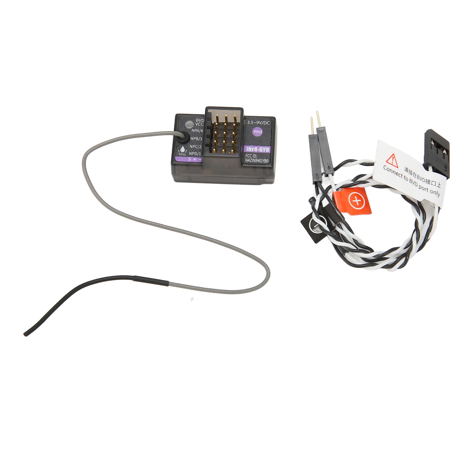 

Гіроскопічний приймач 4H з однією антеною, 2-канальний радіоприймач 2,4 ГГц для Flysky NB4 Noble Lite Noble Pro для