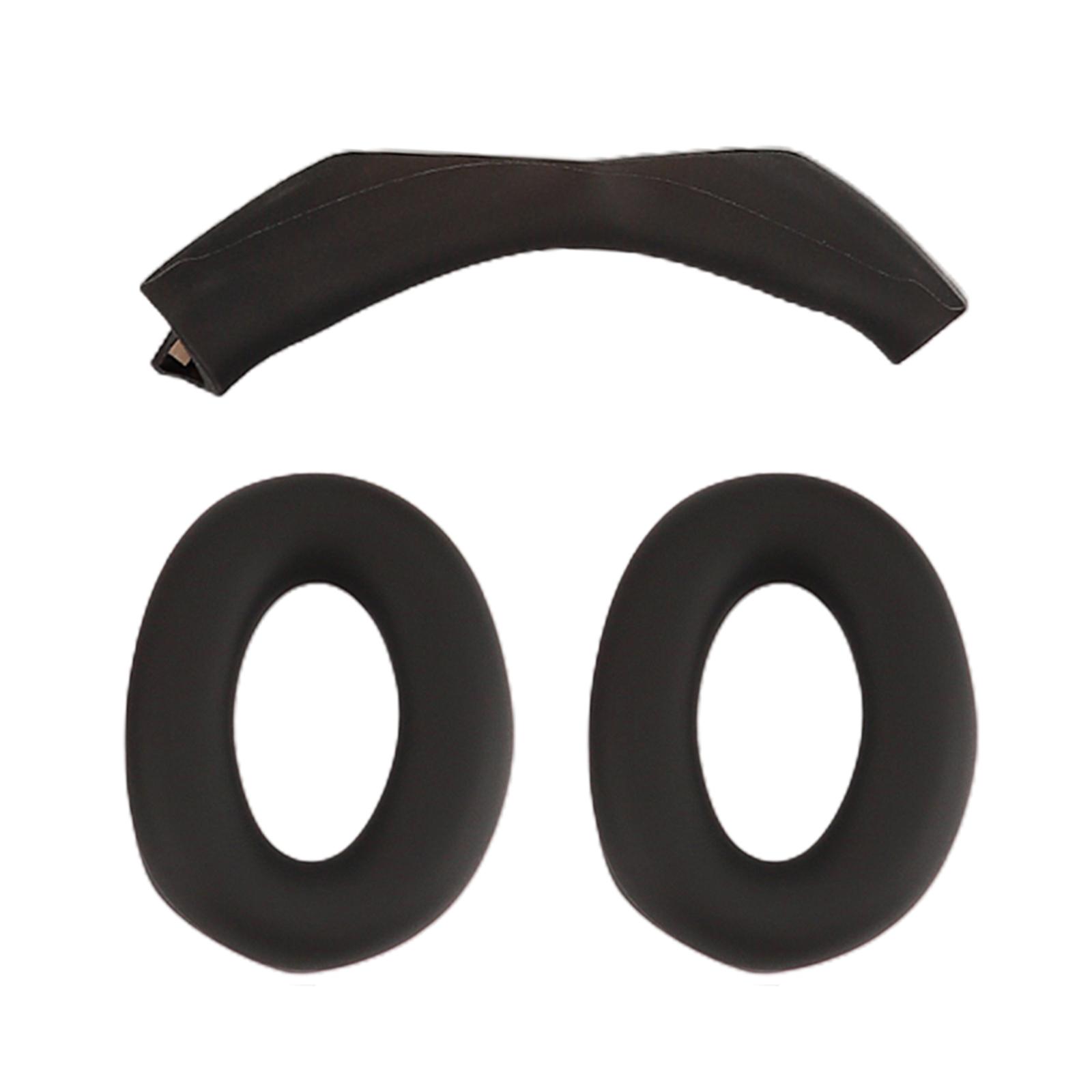 Elastic Ear Pads Headband Cover for WH-CH720N Headphone Replaced Noise Cancelling Ear Cushion Qualified Ear Pads чёрный